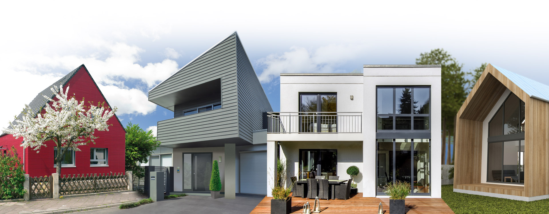 Verschiedene Arten von Häusern für moderne Aluminium Haustüren